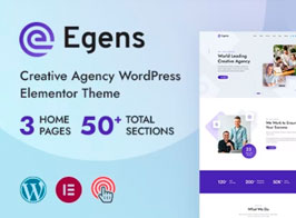 Egens – Creative Agency WordPress Theme