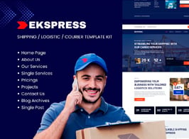 Ekspress – Logistic Shipping & Courier Template Kit