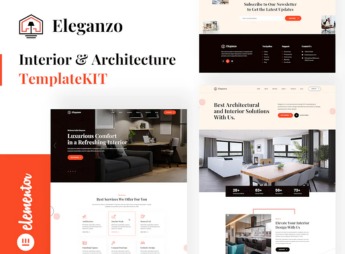 Eleganzo – Interior & Architecture Elementor Template Kit