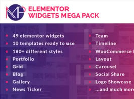 Elementor Widgets Mega Pack – Addons for Elementor Page Builder WordPress Plugin