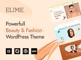 Elime – Multipurpose Cosmetics & Fashion WordPress Theme