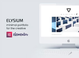 Elysium – Minimal WordPress Portfolio Theme