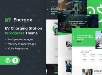 Energox – EV Charging Station WordPress Theme