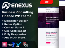 Enexus – Consulting Business Elementor WordPress Theme