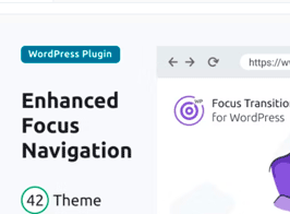 Focus Transition For WordPress — Makes The Tab Key Navigation More Apparent