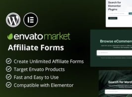 Envato Market Affiliate Forms for Elementor