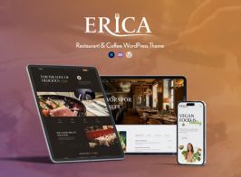 Erica – Restaurant & Coffee WordPress Theme