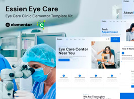 Essien – Eye Care Clinic Elementor Template Kit