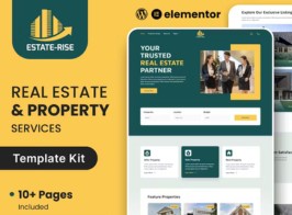 Estate Rise – Real Estate Elementor Template Kit
