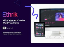 Ethrik – Creative & NFT Affiliate WordPress Theme