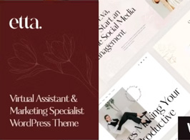 Etta – Virtual Assistant & Marketing Specialist WordPress Theme