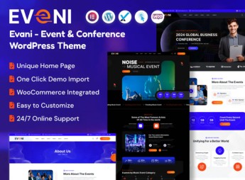 Eveni – Event & Conference WordPress Theme