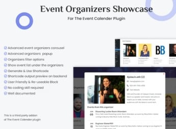 Event Organizers Showcase for The Event Calendar