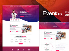 Eventen – Event Conference Elementor Pro Template Kit