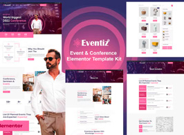 Eventiz – Event & Conference Elementor Pro Template Kit