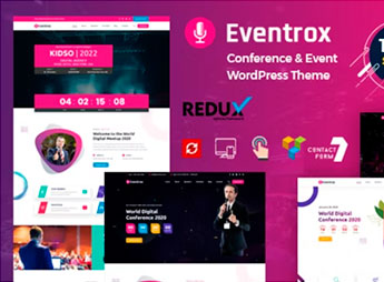 Eventrox – Conference and Event WordPress Theme