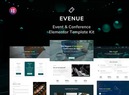 Evenue – Event & Conference Elementor Template Kit