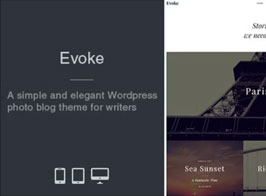 Evoke – Photo Stories WordPress Blog Theme