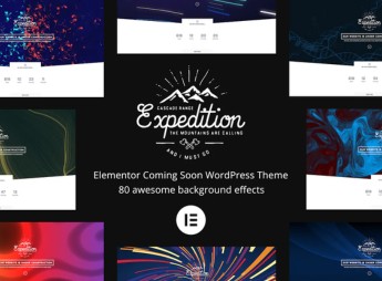 Expedition – Elementor Coming Soon WordPress Theme