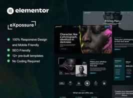 Expossure – Photography & Portfolio Elementor Template Kit