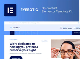 Eyebotic – Optometrist Elementor Template Kit