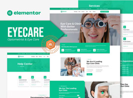 Eyecare – Optometrist & Eye Care Elementor Template Kit