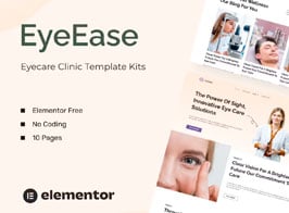 EyeEase – Eyecare Clinic Template Kit