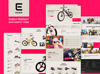 Ezyrider – Single Product Shop Shopify Theme