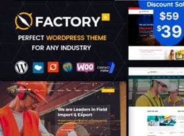 Factory Plus – Industry and Construction WordPress Theme