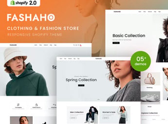 Fashaho – Clothing & Fashion Shopify 2.0 Theme
