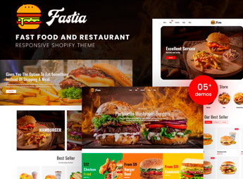 Fastia – Fast Food & Restaurant Shopify Theme