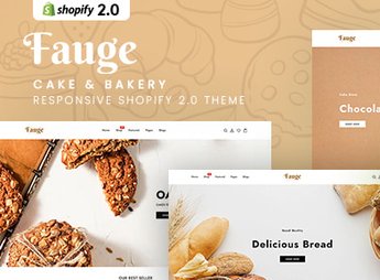Fauge – Cake & Bakery Responsive Shopify 2.0 Theme