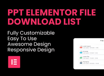 PPT – File Download List Elementor Widget