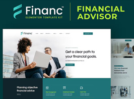 Financ – Financial Advisor Elementor Template Kit