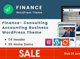 Finance – Consulting, Accounting WordPress Theme