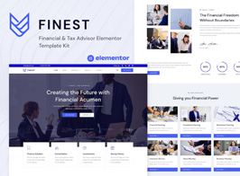 Finest – Financial & Tax Advisor Elementor Template Kit