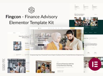 Fingcon – Finance Advisor Elementor Template Kit
