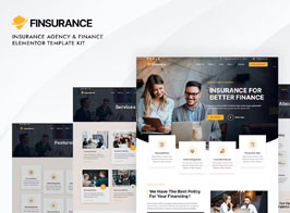 Finsurance – Insurance Agency & Finance Elementor Template Kit