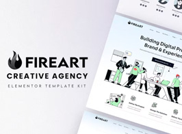 Fireart – Creative Agency Elementor Template Kit