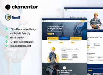 FixAll – Handyman & Repair Service Elementor Pro Template Kit