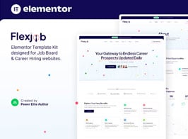 Flexjob — Human Resources & Recruitment Agency Elementor Template Kit