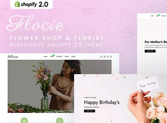 Flocie – Flower Shop & Florist Responsive Shopify 2.0 Theme