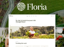 Floria — Gardening & Landscaping WordPress Theme
