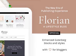Florian – Responsive Personal WordPress Blog Theme