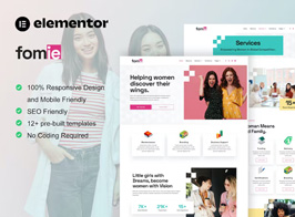 Fomie – Business Woman Elementor Template Kit