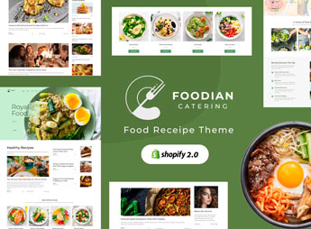 Foodian – Food Blog Shopify Store