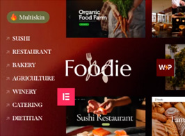 Foodie – Food & Wine Elementor Multiskin WordPress Theme