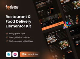 Foodseas Japanese Restaurant Elementor Template Kit