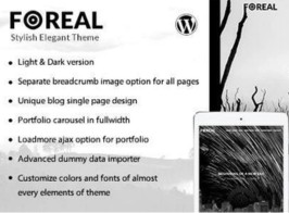 Foreal – Director, Writer WordPress Theme