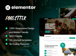 Forestter – Camping & Adventure Elementor Template Kit